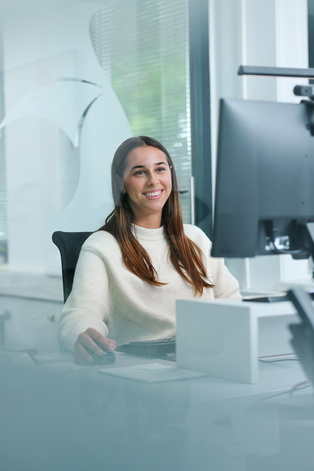 Auszubildende im Büro