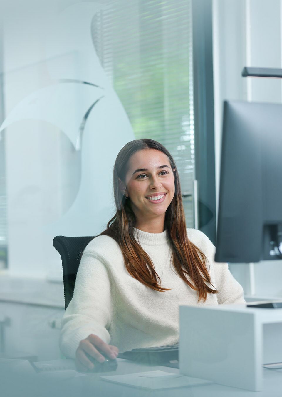 Auszubildende im Büro