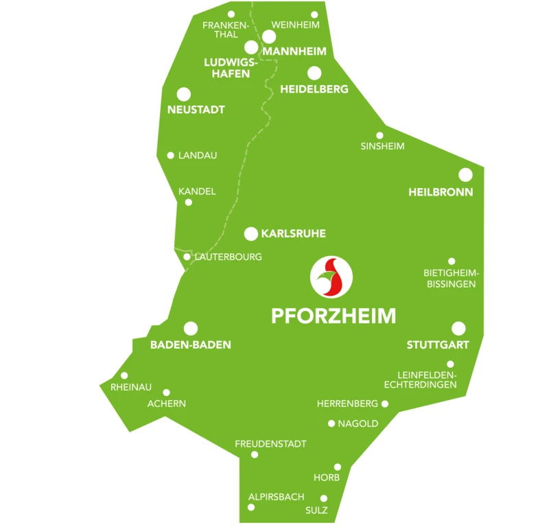Unsere Region Unser Liefergebiet